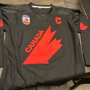 Canada Hockey Jersey with Red Maple Leaf